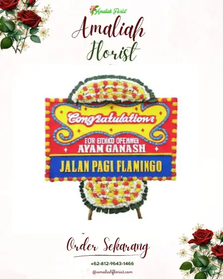 Sewa Papan Bunga Nania