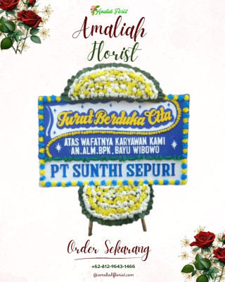 Papan Bunga Duka di Nania