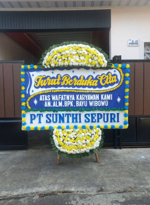 Papan Bunga Duka di Nania